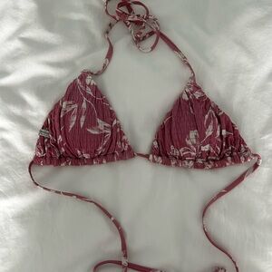 Rhythm dusty rose bikini top size medium